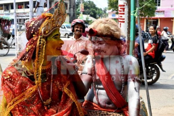 Traditional Gajan marks festival season